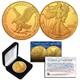 2025 Genuine 24k Gold Plated 1 Oz. 999 Fine Silver American Eagle Us Coin Type 2
