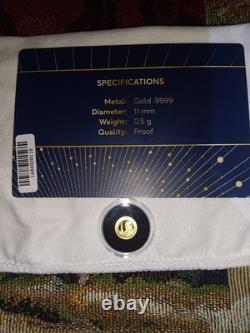 2025 Samoa $50.5-gm Gold In Memoriam of Pope Francis Proof Coin