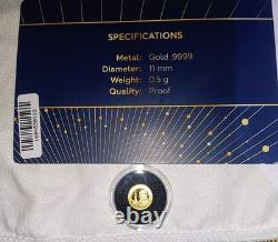 2025 Samoa $50.5-gm Gold In Memoriam of Pope Francis Proof Coin