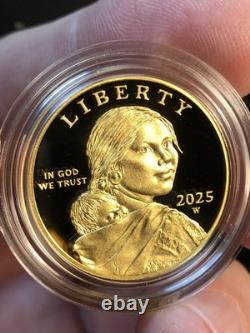 2025 W Sacagawea 24K Gold Proof 7500 Mintage
