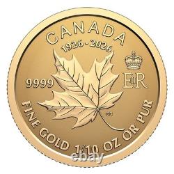 2026 Canada Pure Gold Commemorate the 100th Birthday of Queen Elizabeth II