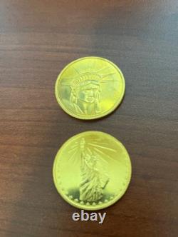 24kt gold plated commemorative coins First Lady two each