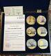 250th Aniversary Hms Victory 6pc. Commemorative Gold Coin Proof Set Withcoa