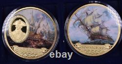 250th Anniversary HMS Victory 6-Coin Commemorative Gold Proof Set withCOA