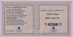 250th Anniversary HMS Victory 6-Coin Commemorative Gold Proof Set withCOA