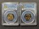 (2) 2022 Negro Leagues Baseball $5 Gold Commemorative Coins Pcgs Ms70 Rare