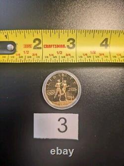 (3) 1984-D US $10 LA Olympic's Commemorative Gold Coin Proof