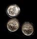 (3) Lot 1925 Stone Mountain Au To Unc Commemorative Silver Half Dollar Coins