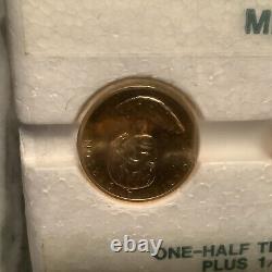 3 PCs 1980 1/2 oz Gold Marian Anderson American Arts Commemorative Medallion