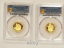 400th Anniversary Of The Mayflower Voyage Two Coin Gold Proof Set. No Reserve