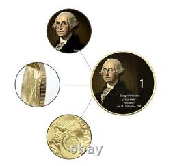 46 Gold Coins Of The Presidents Of The United States Of America, USA Coin Set