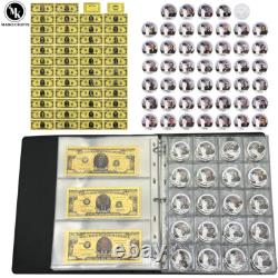 46 Presidents of The United States Gold Banknotes and Coins Commemorative Album