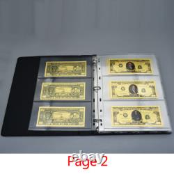 46 Presidents of The United States Gold Banknotes and Coins Commemorative Album
