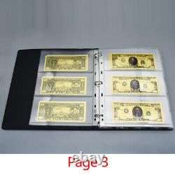 46 Presidents of The United States Gold Banknotes and Coins Commemorative Album