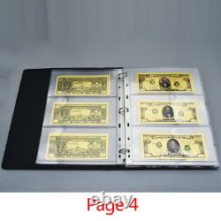 46 Presidents of The United States Gold Banknotes and Coins Commemorative Album