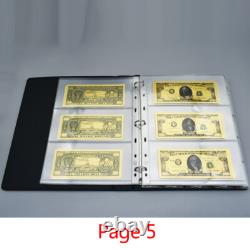 46 Presidents of The United States Gold Banknotes and Coins Commemorative Album