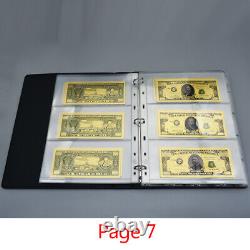 46 Presidents of The United States Gold Banknotes and Coins Commemorative Album