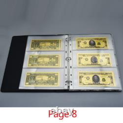46 Presidents of The United States Gold Banknotes and Coins Commemorative Album