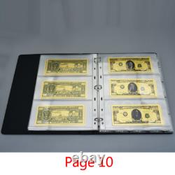 46 Presidents of The United States Gold Banknotes and Coins Commemorative Album