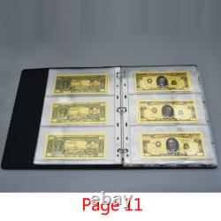 46 Presidents of The United States Gold Banknotes and Coins Commemorative Album