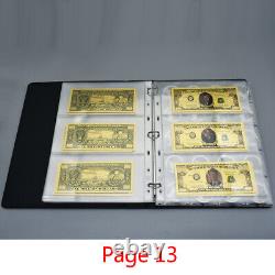 46 Presidents of The United States Gold Banknotes and Coins Commemorative Album