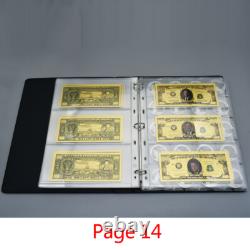 46 Presidents of The United States Gold Banknotes and Coins Commemorative Album