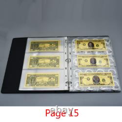 46 Presidents of The United States Gold Banknotes and Coins Commemorative Album