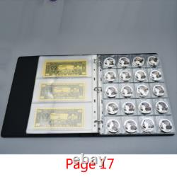 46 Presidents of The United States Gold Banknotes and Coins Commemorative Album