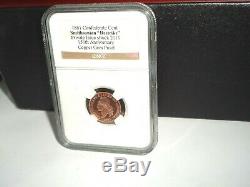 4 Coin SMITHSONIAN 1861 Confederate Cent NGC Gem Proof Platinum Gold Silver Case