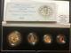 500th Anniversary Of The First Gold Sovereign Proof Set 4 Coins Actual Fine Gold