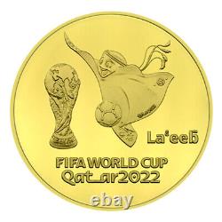 54pcs/set 2022 Qatar World Cup Metal Gold Coin Commemorative Coins Souvenir