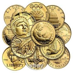 $5 Gold Modern Commemorative Coin Varied Designs (Random Year) 0.9167 Fine