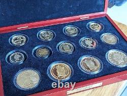 999 Fine Silver PCS Proof Copies Of U. S Gold Coins 18K Gold Plated