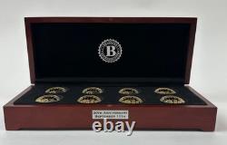 9/11 20th ANNIVERSARY 24K GOLD-PLATED COMMEMORATIVE MEDAL SET (8 coins)