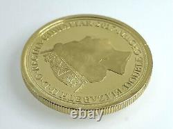 9ct Gold 2017 Remembrance Double Crown Commemorative Coin Gibraltar 9.9g 27.05mm