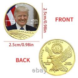 All 46 US President Commemorative 46-Coin Full Set Colorized Gold Plated Coin