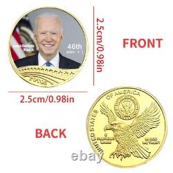 All 46 US President Commemorative 46-Coin Full Set Colorized Gold Plated Coin