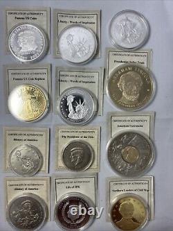 American Mint Commemorative Mixed Lot 12 Coins