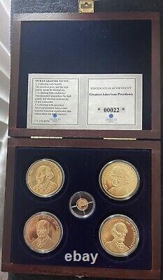 American Mint PRESIDENTIAL Commemorative Gold Coin Set 11 NEW US MINT COINS