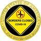 American Silver Eagle Borders Closed 19 Covi Coron Virus $1 Liberty 2020 Coin