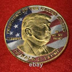 American old coins, gold coins, Trump, US presidential commemorative medals, ove