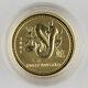 Australia 2001 $15 1/10 Oz 9999 Gold Coin Lunar Year Of Snake Gem Bu