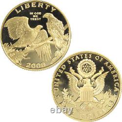 Bald Eagle Recovery Commemorative 2008 W Proof Gold $5 Coin