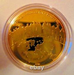 Bayer 150 Years Anniversary Commemorative 585 Gold 415 Silver 7.25g Coin withbook