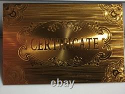 Beautiful, Battle Of Pearl Harbor Commemorative 24 KT Gold, 5 Coin Set With Case