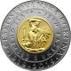 Bimetal Commemorative Coin Silver With A Gold Inlay-czech National Bank 2019