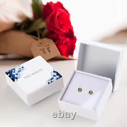 Bitcoin Earrings Sterling Silver Gold Plated Bitcoin Commemorative Coin Studs