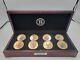 Bradford Authenticated Duke & Duchess Of Cambridge 8 Coins 24kt Gold Plated