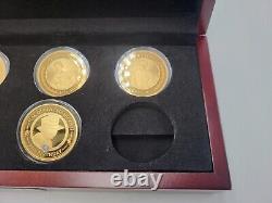 Bradford Authenticated Historic Women Collection 7 Coins 24kt Gold Plated
