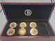 Bradford Authenticated One Crown Collection 6 Coins 24kt Gold Plated